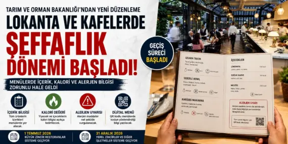 Restoranlarda yeni uygulama: Menüler artık baştan yazılacak