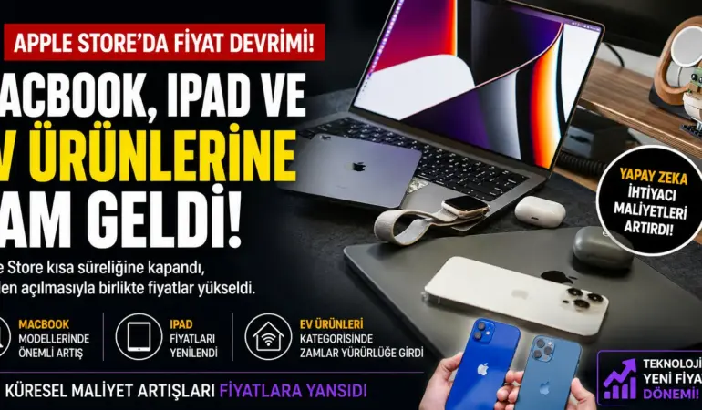 Apple ürünlerine zam şoku! MacBook ve iPad fiyatları güncellendi