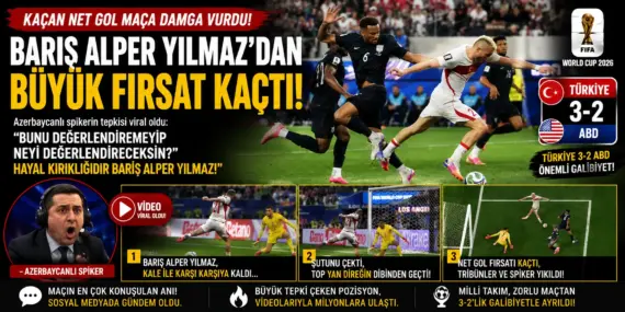 Barış Alper Yılmaz pozisyonu sonrası spikerin duygusal anları