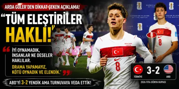 Arda Güler eleştirilere cevap verdi: Öz eleştiri dikkat çekti
