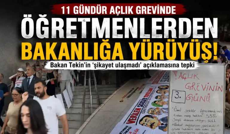 MEB’e öfke yürüyüşü: Öğretmenler dilekçelerle isyanda