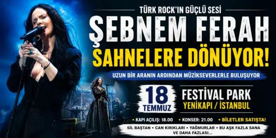 Şebnem Ferah Sahneye Damga Vurdu: Biletler Yeniden Kriz Yarattı