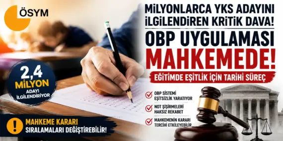 YKS’de Eşitlik Krizi! Mahkeme Sıralamaları Sıfırlayabilir