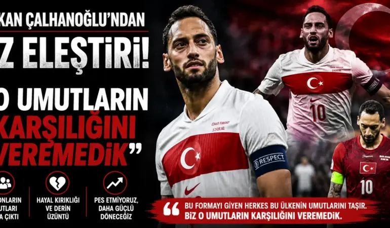 “Türkiye Şokta! Hakan Çalhanoğlu: ‘Karşılığını Veremedik’”