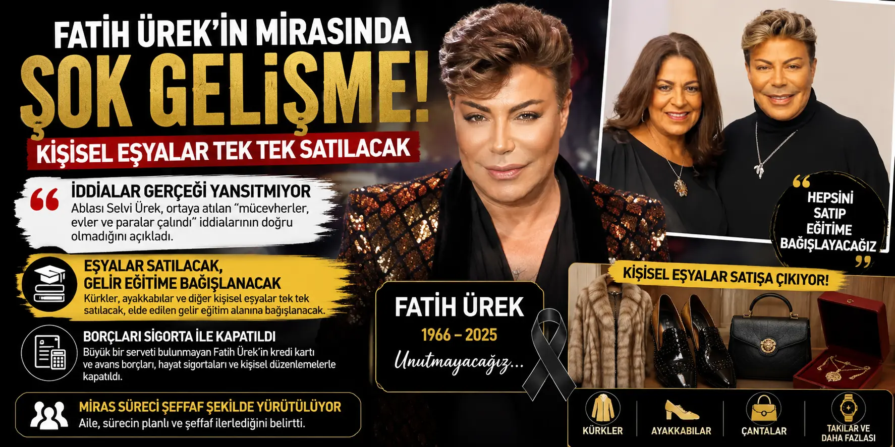Fatih Ürek Mirasında Şok Plan! Kişisel Eşyalar Tek Tek Satışa Çıkıyor