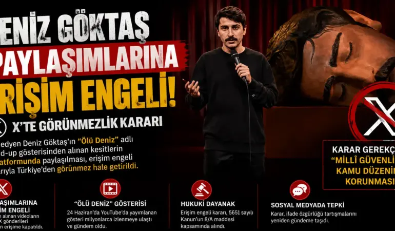 İnternette Yeni Kriz! Deniz Göktaş İçeriklerine “Millî Güvenlik” Freni