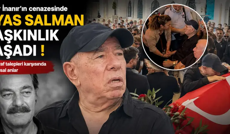 Kadir İnanır’ın Cenazesinde Tepki Çeken Anlar! İlyas Salman Şaşkına Döndü