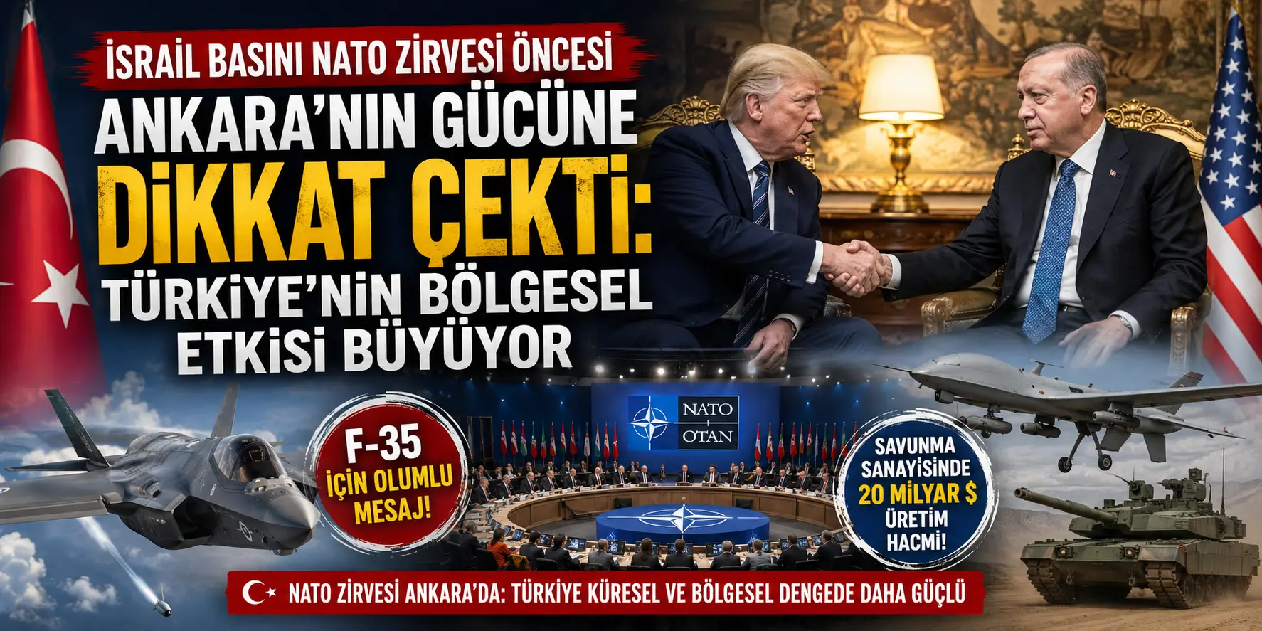 Ankara Dünyanın Gündeminde! İsrail Basını Türkiye’nin Yükselişini Yazdı