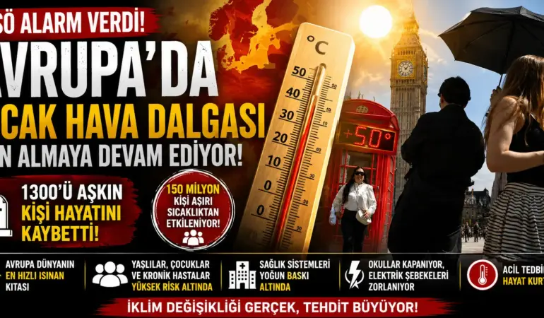 Kıta Yanıyor! Avrupa’da Sıcak Hava Dalgası Ölüm Saçtı