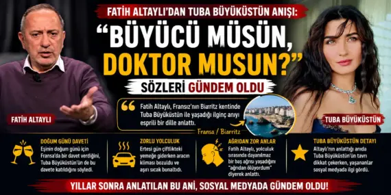 Fransa’da Şoke Eden Anı! Fatih Altaylı Tuba Büyüküstün Detayını İlk Kez Anlattı