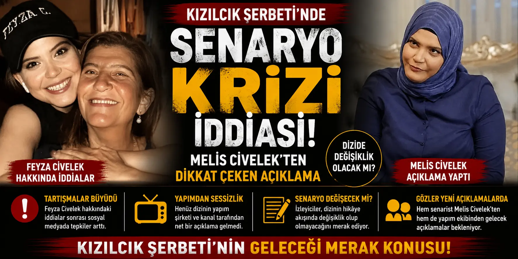 Dizide Fırtına Koptu! Senaryo Değişecek mi? Gözler Melis Civelek’te
