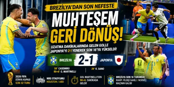 Brezilya Son Saniyede Hayata Döndü! Japonya’yı Yıktı