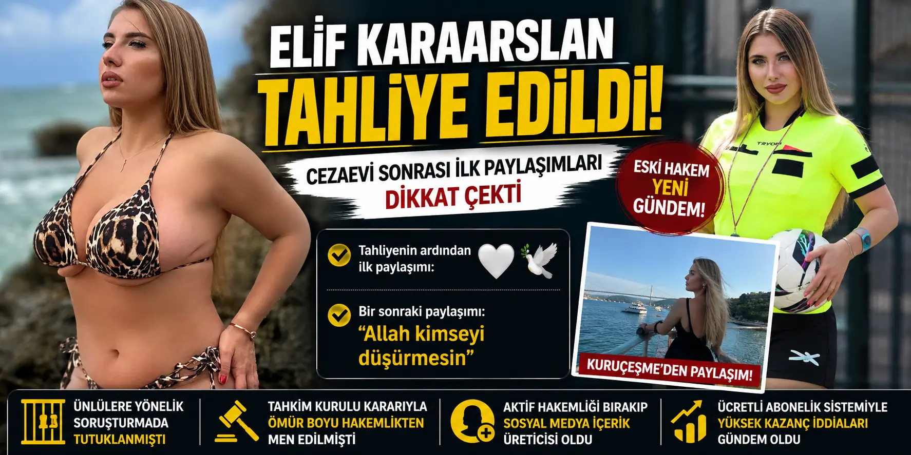 Tahliye Sonrası Kriz! Elif Karaarslan’dan Dikkat Çeken İlk Hamle