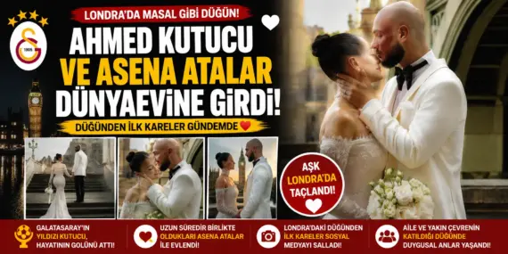 Sürpriz Düğün! Ahmed Kutucu Ve Asena Atalar Hayatını Birleştirdi