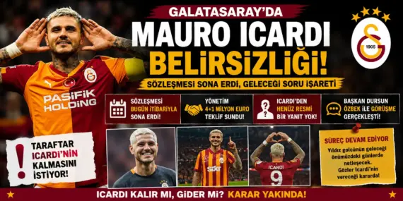 Icardi Krizi Patladı! Galatasaray’da Sözleşme Bitti, Belirsizlik Zirvede