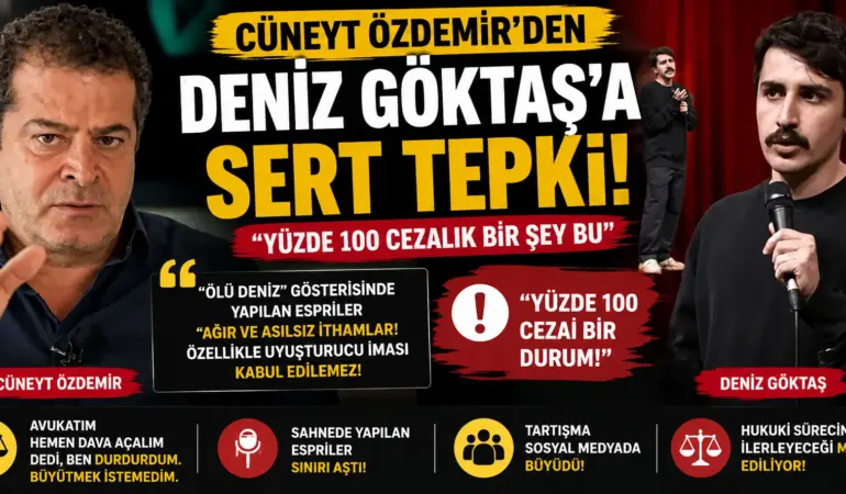 Mizah Krizi Patladı! Cüneyt Özdemir’den Şok Tepki: Dava Sinyali mi?