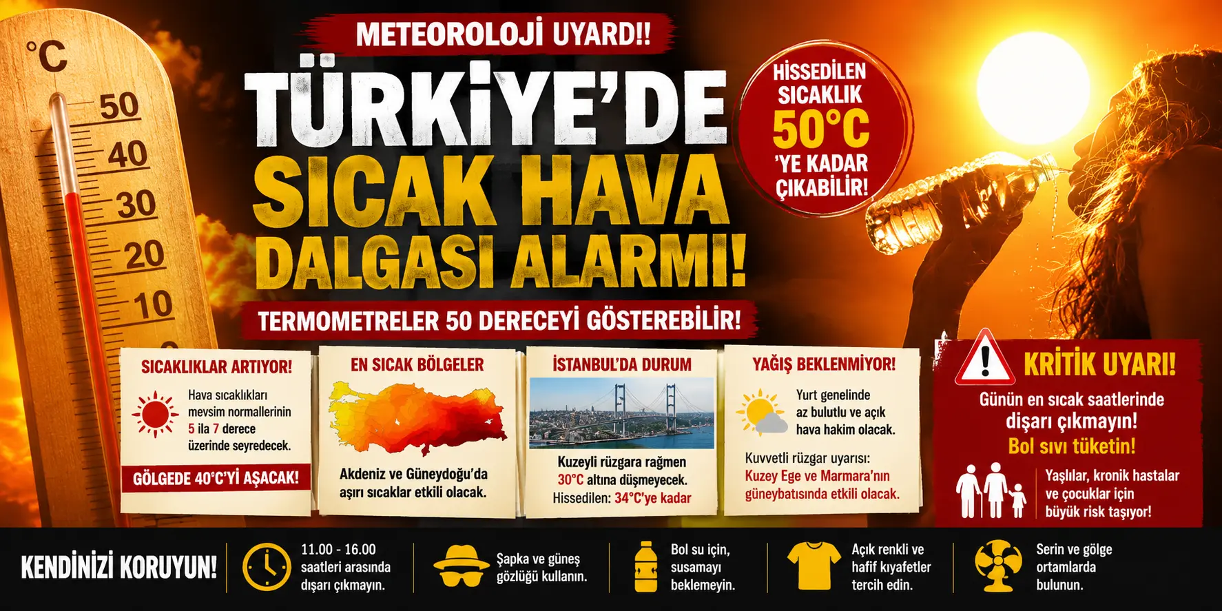 Sıcaklık Patlaması! Türkiye Genelinde Kavurucu Hava Dalgası Etkili