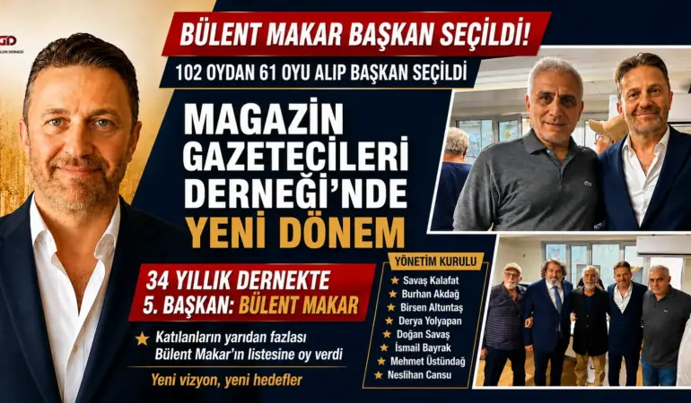 MGD’DE BÜLENT MAKAR DÖNEMİ BAŞLADI: “BU DERNEK HEPİMİZİN”