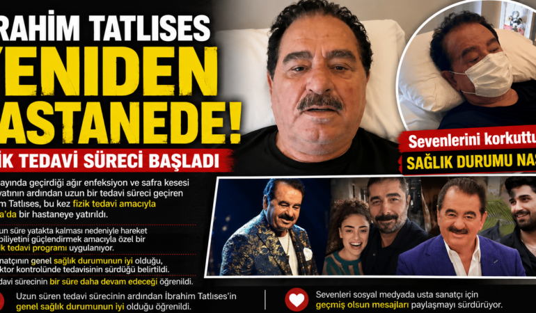 İbrahim Tatlıses’ten Sevenlerini Üzen Haber