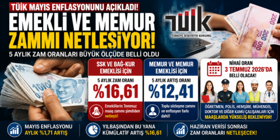 TÜİK verisi açıklandı: Emekli ve memur zammında kritik oran