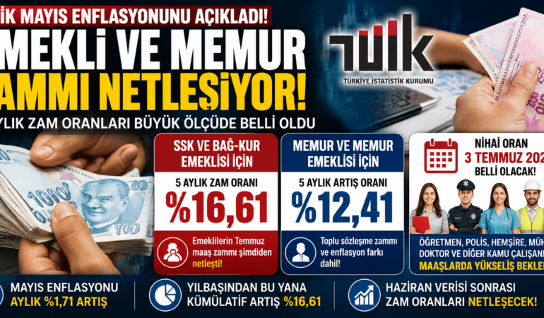 TÜİK verisi açıklandı: Emekli ve memur zammında kritik oran