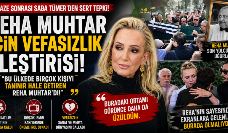 Reha Muhtar Töreninde Vefa Tartışması: Saba Tümer Sert Konuştu