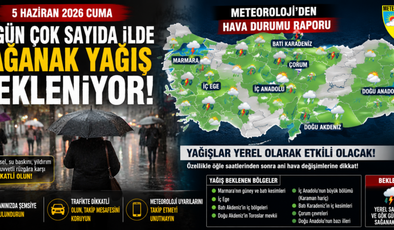 Meteoroloji’den kritik uyarı: Kuvvetli yağışlar geliyor