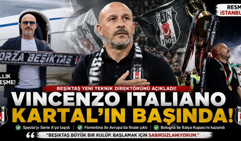 Beşiktaş’tan Vincenzo Italiano bombası: Resmi açıklama geldi