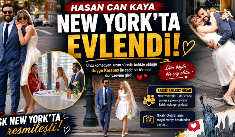 Komedyen Hasan Can Kaya, Duygu Karabaş ile Dünyaevine Girdi