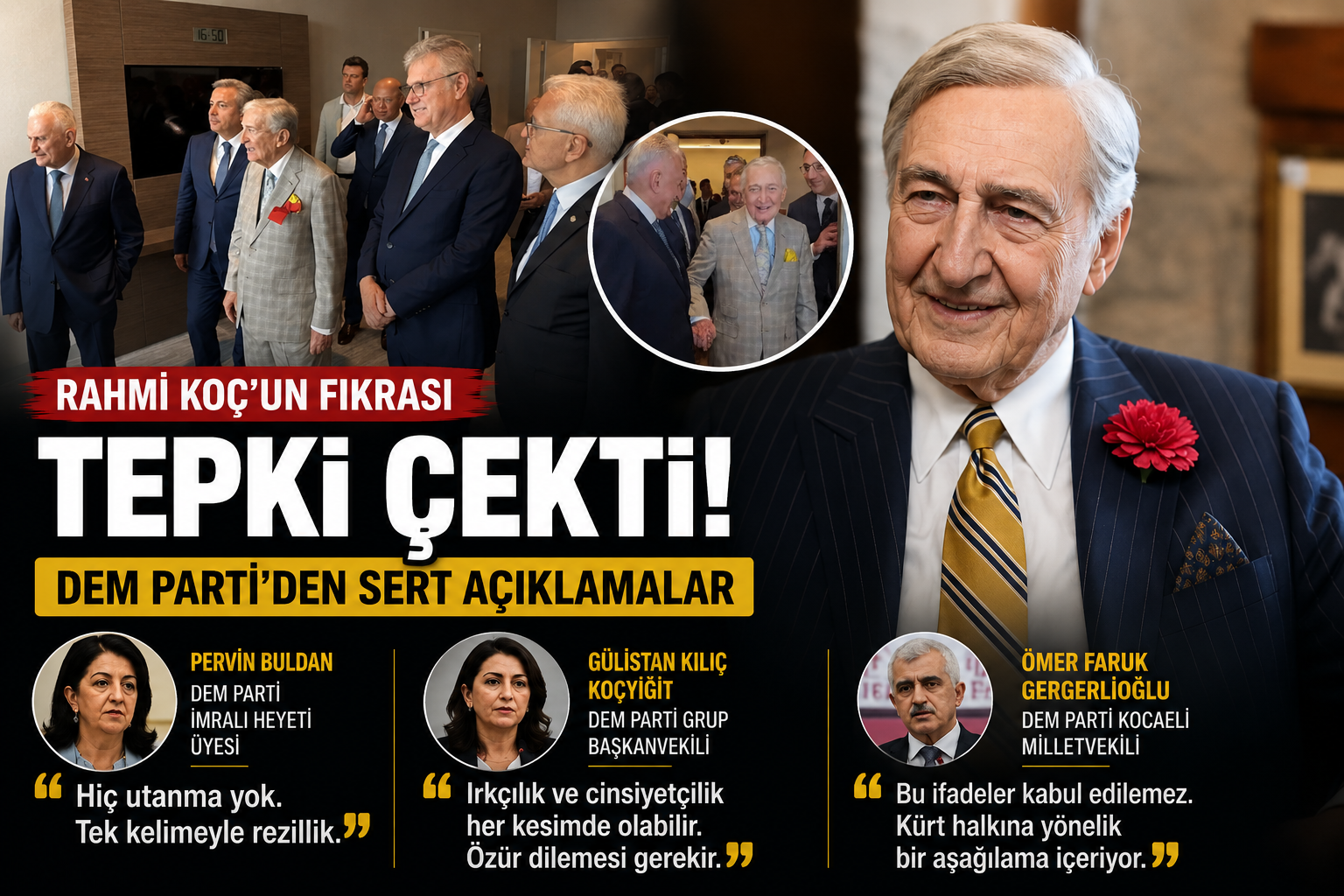 Rahmi Koç’un Anlattığı Fıkraya Siyasetten Tepki Yağdı