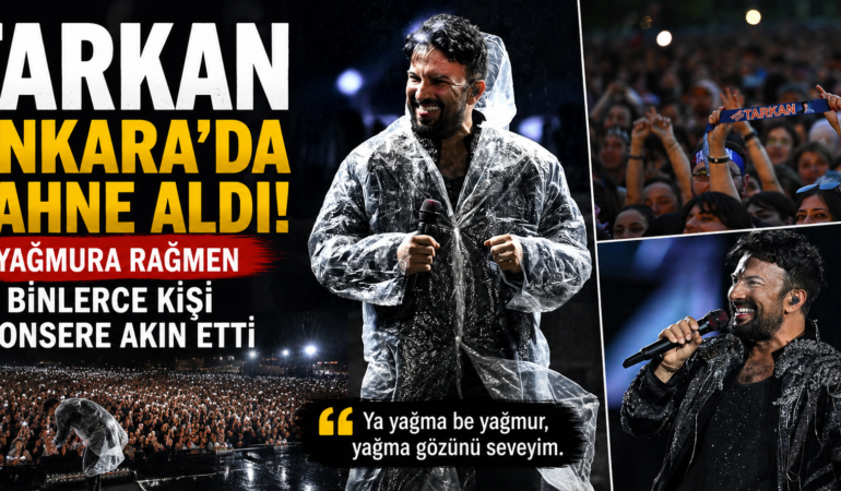 Tarkan, Başkent Ankara’da Unutulmaz Bir Konsere İmza Attı