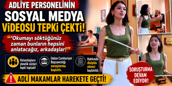 Gebze Adliyesi Personelinin Görüntülerine Soruşturma Başlatıldı