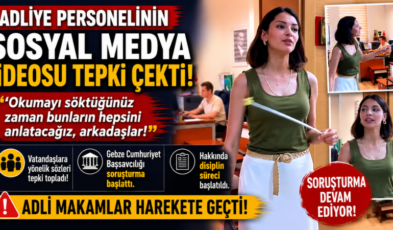 Gebze Adliyesi Personelinin Görüntülerine Soruşturma Başlatıldı