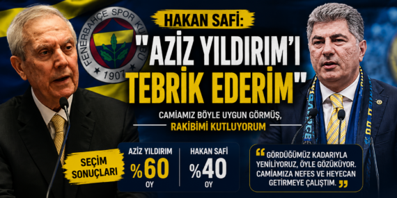 Hakan Safi’den seçim sonrası mesaj: Aziz Yıldırım’ı tebrik etti