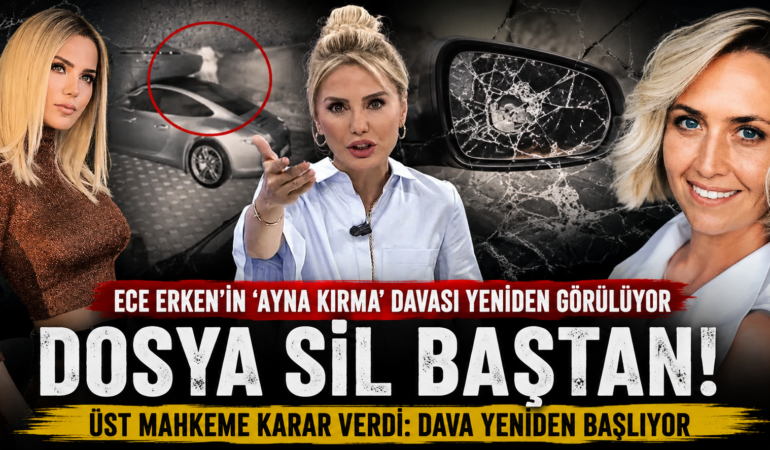 Ece Erken hakkında yeni mahkeme süreci: Dosya geri döndü