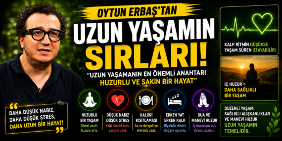 Oytun Erbaş’tan dikkat çeken sözler: “Stres azaltılmalı, yaşam dengeli olmalı”