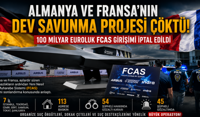 FCAS projesinde kritik gelişme: Berlin ve Paris iptal kararı aldı