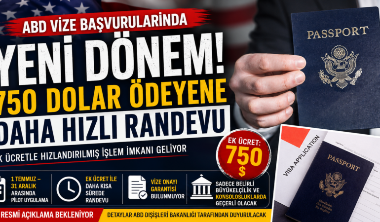 Parayı veren randevuyu kapacak: ABD vizesinde yeni iddia