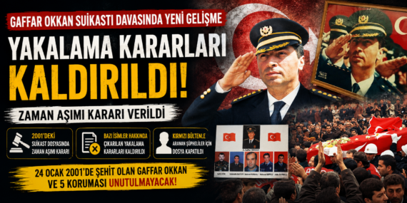 Gaffar Okkan davasında flaş gelişme: Yakalama kararları kaldırıldı