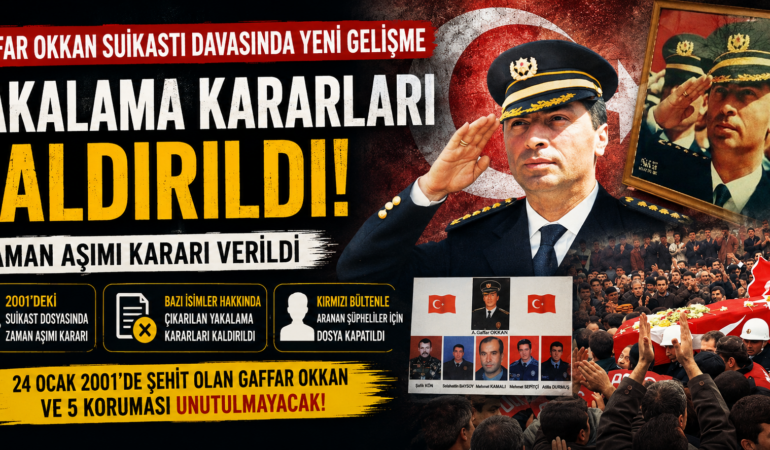 Gaffar Okkan davasında flaş gelişme: Yakalama kararları kaldırıldı