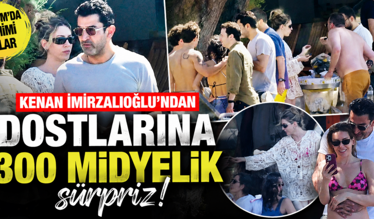 Kenan İmirzalıoğlu’ndan Bodrum’da 300 Midyelik Sürpriz