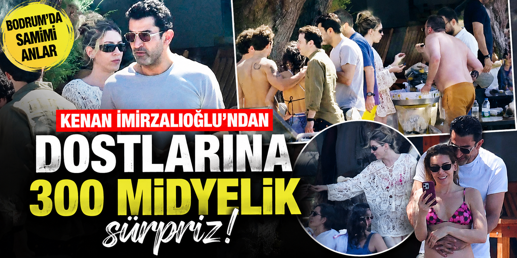 Kenan İmirzalıoğlu’ndan Bodrum’da 300 Midyelik Sürpriz