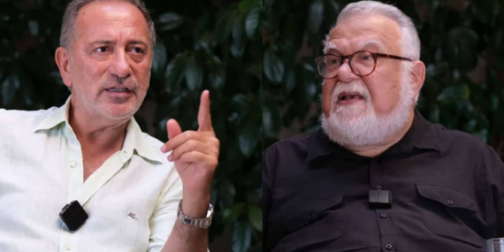 Fatih Altaylı’dan programda esprili tepki! Celal Şengör’e “yeter” dedi