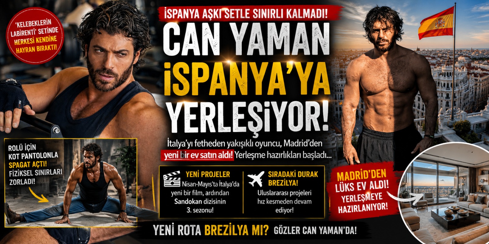 CAN YAMAN İSPANYA’YA TEMELLİ Mİ YERLEŞİYOR?