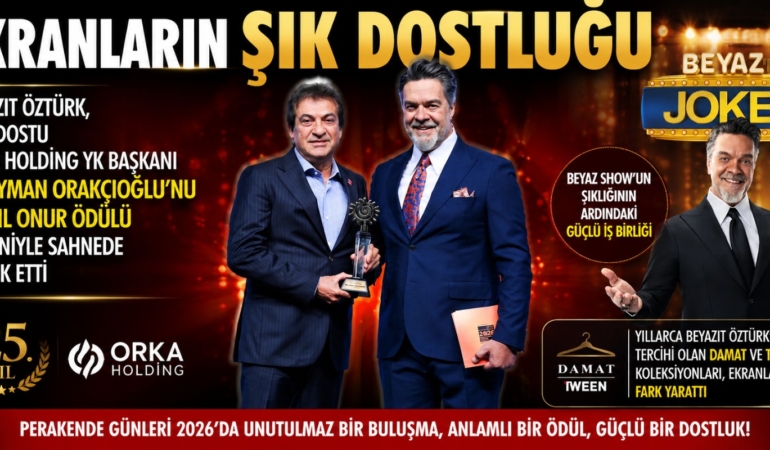 EKRANLARIN ŞIK DOSTLUĞU: BEYAZIT ÖZTÜRK’TEN SÜLEYMAN ORAKÇIOĞLU’NA ANLAMLI TEBRİK