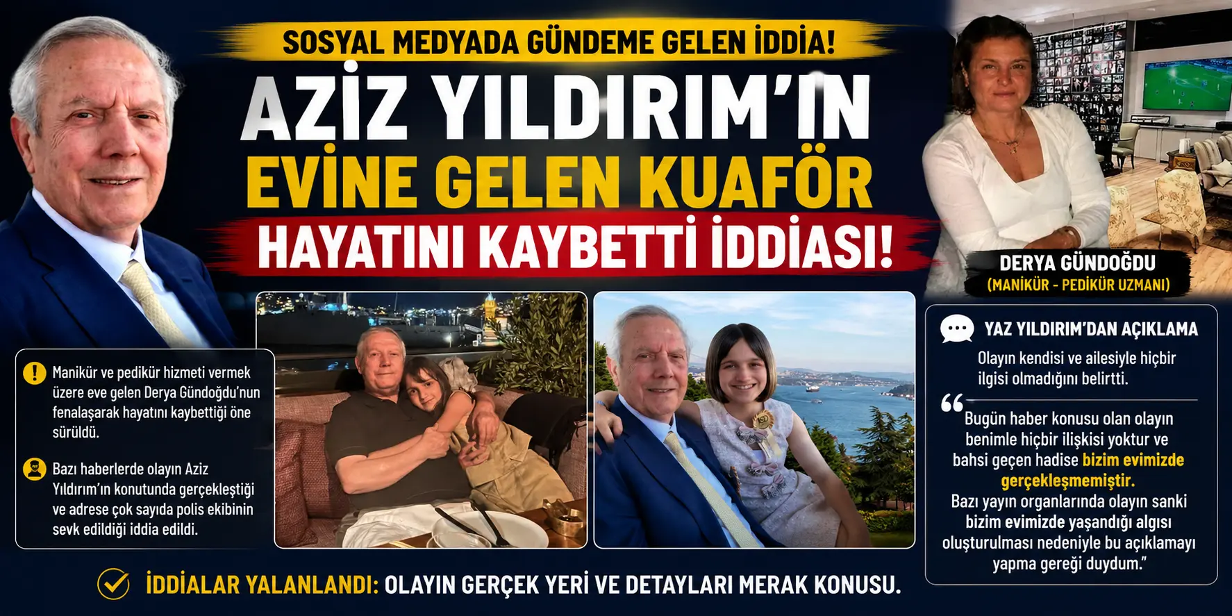 Şok İddia! Aziz Yıldırım’ın Eviyle İlgili Olayda Açıklama Geldi