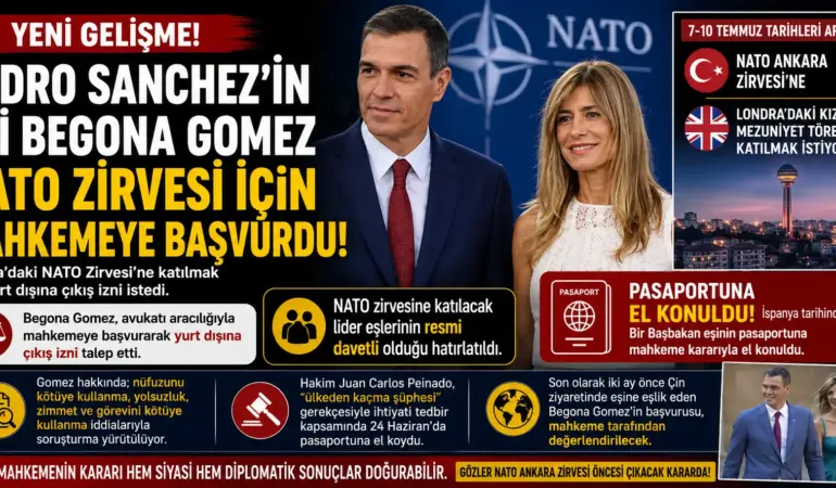 Pasaport Krizi Bitmedi! Begona Gomez’den Mahkemeye NATO Başvurusu