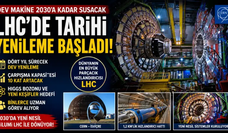 Dünyanın En Büyük Makinesi Kapandı! 4 Yıl Sürecek Büyük Duraklama