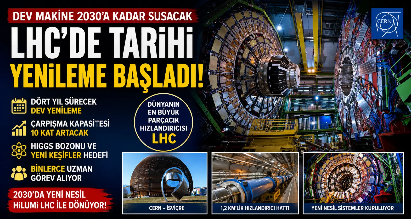 Dünyanın En Büyük Makinesi Kapandı! 4 Yıl Sürecek Büyük Duraklama