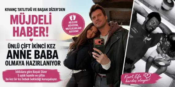 Başak Dizer 5 Aylık Hamile! Tatlıtuğ Ailesine Kız Bebek Geliyor İddiası
